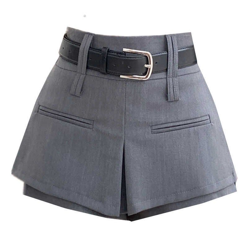 高腰短裤女a字裤夏季新款大码百搭外穿阔腿裤显瘦西装休闲裤裙裤