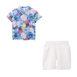 儿童港风演出服复古男童吉他表演女童男孩80年代怀旧服装走秀童装