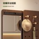 实木洞洞板穿衣镜隐形推拉全身镜子关闭隐藏可遮挡壁挂玄关试衣镜