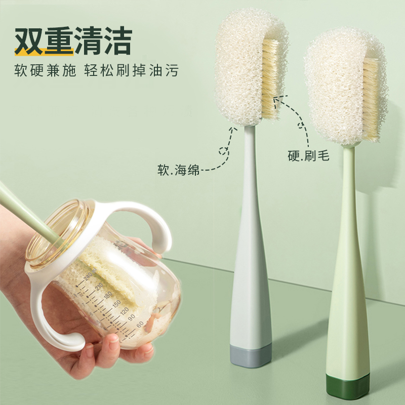 速发日式杯刷洗杯子长柄家庭神能无功角清洁去污洗水杯多死器刷子