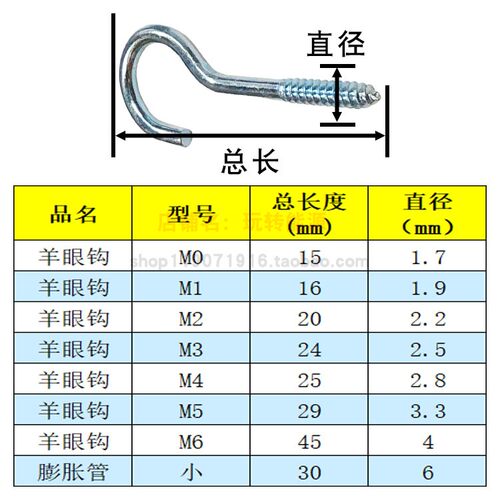 速发手链项链吊坠手工属品羊眼螺金饰配件多能圆形羊角小勾圈丝钉