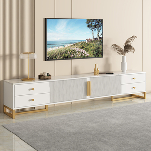 速发电视柜简约茶几柜合家用客厅地柜收纳柜小电型轻奢户视机组子