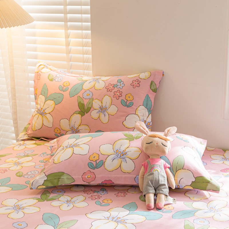 速发202新棉100全棉枕头套装成人纯款枕套一对家用单m48x74c个男