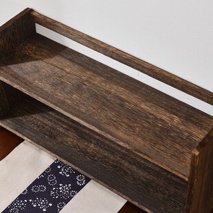 速发博茶架实木中式桌面桌上置具架古物茶杯展示架多宝阁茶壶架摆