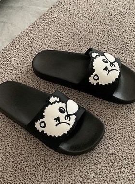 速发细宿条 拖居夏韩风室内鞋家学生细舍防滑洗澡可爱软凉拖