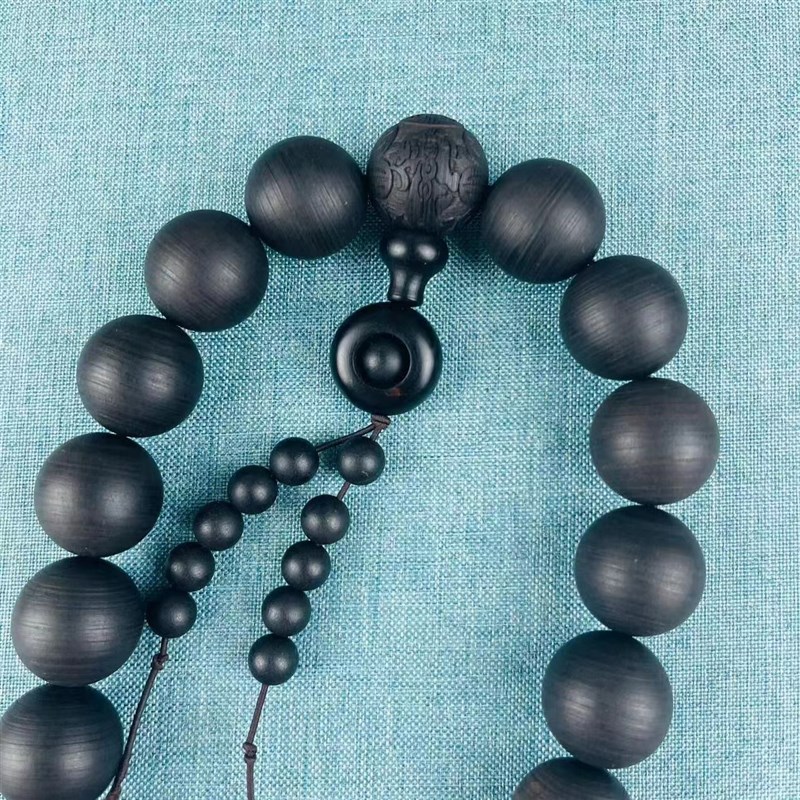 现货速发越南沉香佛珠手串男款手链小叶紫檀金丝楠木黄花梨金丝檀