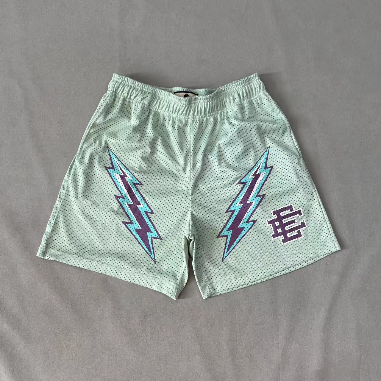 thumbnail for Fashion Ee shorts 24Ss Lightning Series Men&#039;s and Women&#039;s Couple Easiest for Match High Street Hot Casual Pants