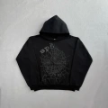 Black Black Sp5 Spider Hoodie