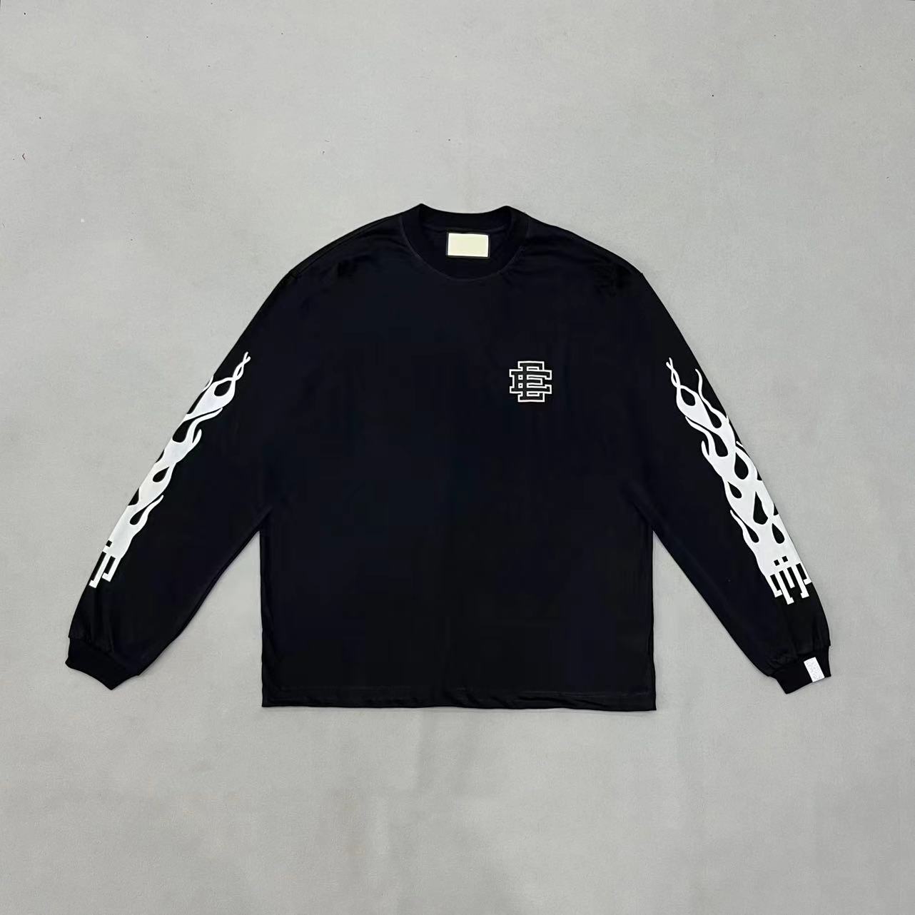 thumbnail for European and American EE flame long sleeves for men and women with the same European and American style