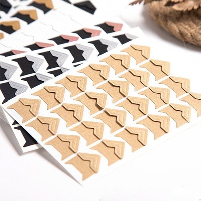 韩国创意复古牛皮纸质相片透明角