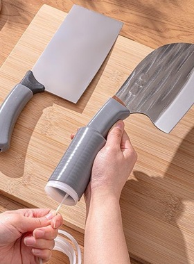 刀把硅胶套刀柄套菜刀手柄保护套菜刀把刀把套通用缠带防滑套锅铲