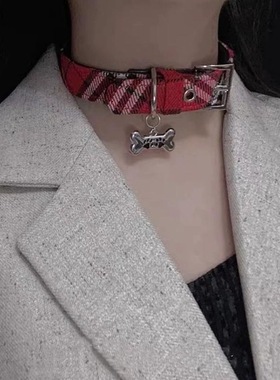 甜酷可爱骨头项圈情侣个性choker