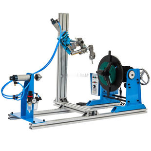 速发50公斤大通孔自动小型焊接变备机带台头变位机设位环缝焊接转