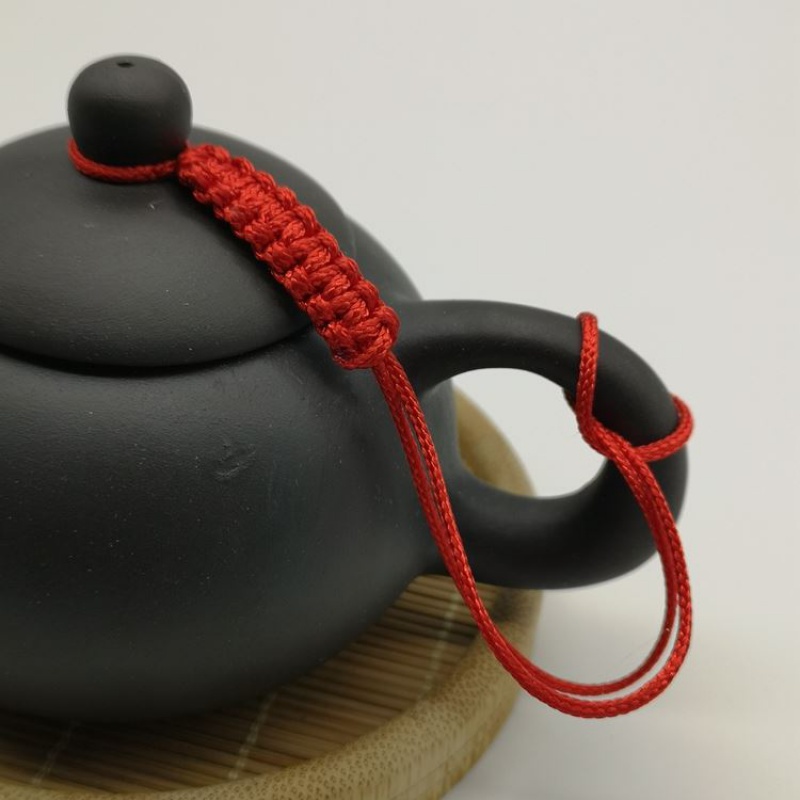 速发茶壶绳结手工编制功夫茶道绳子紫砂壶盖绳子系茶杯绳绑壶防摔