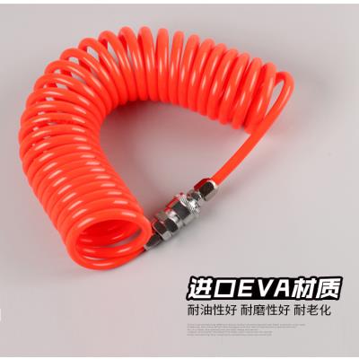 风管拍带接PU弹簧气管软管头空压机弹簧管气泵高压伸缩 现货速发