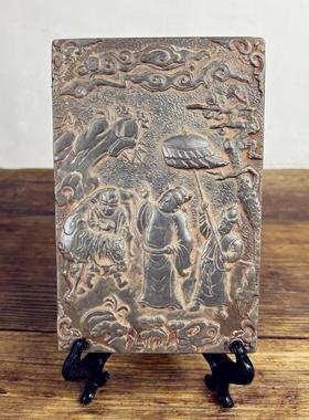 加厚款王家大院指日高升非遗金石传拓砖雕摆件文创研学拓片刻板