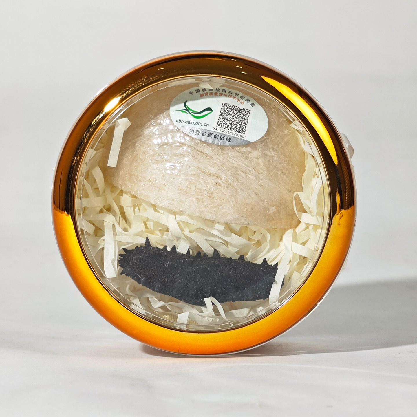 淡干海参干货6.5g/根 烟台深海底播野生刺参礼盒装赠送5g干盏燕窝