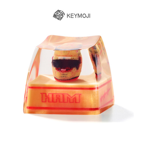 汉密尔顿F1赛车头盔键帽