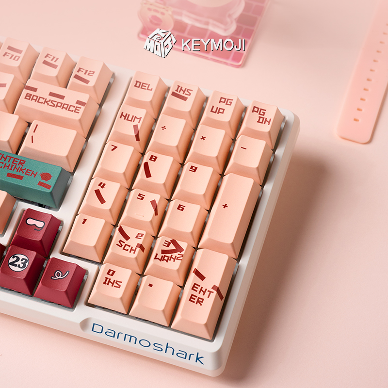 汽车文化917粉猪涂装主题键帽