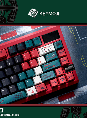 KEYMOJI周冠宇阿尔法罗密欧C43赛车F1主题键帽原厂热升华WOOTING