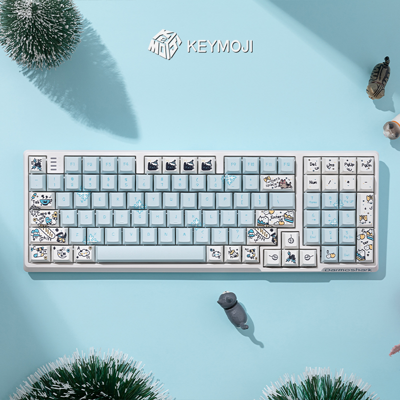 可爱童趣键帽KEYMOJI喵冬主题