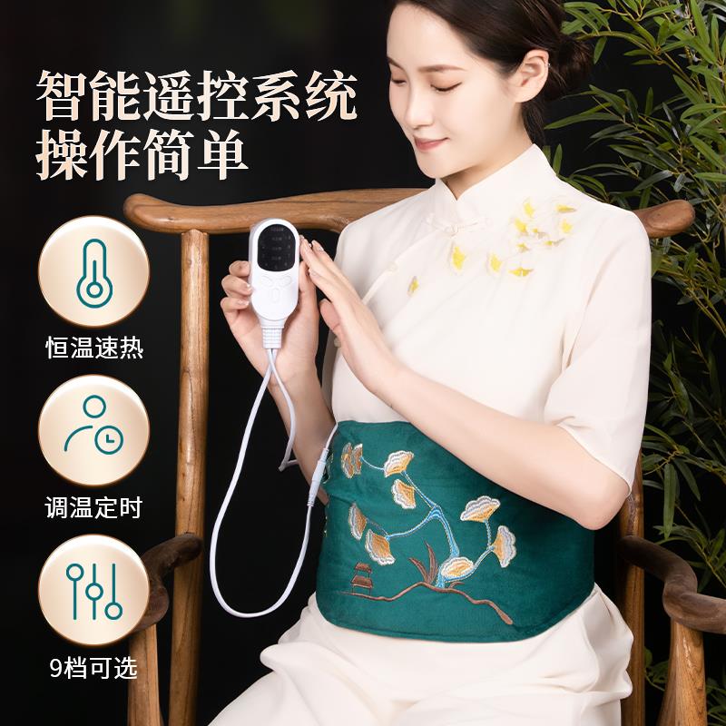 富元艾艾灸宝电加热腰带热敷包艾绒艾草包腹部艾宝家用暖宫艾灸包