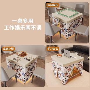烤火桌家用冬天出租屋宿舍取暖桌可折叠餐桌正方形全套烤火架 新款