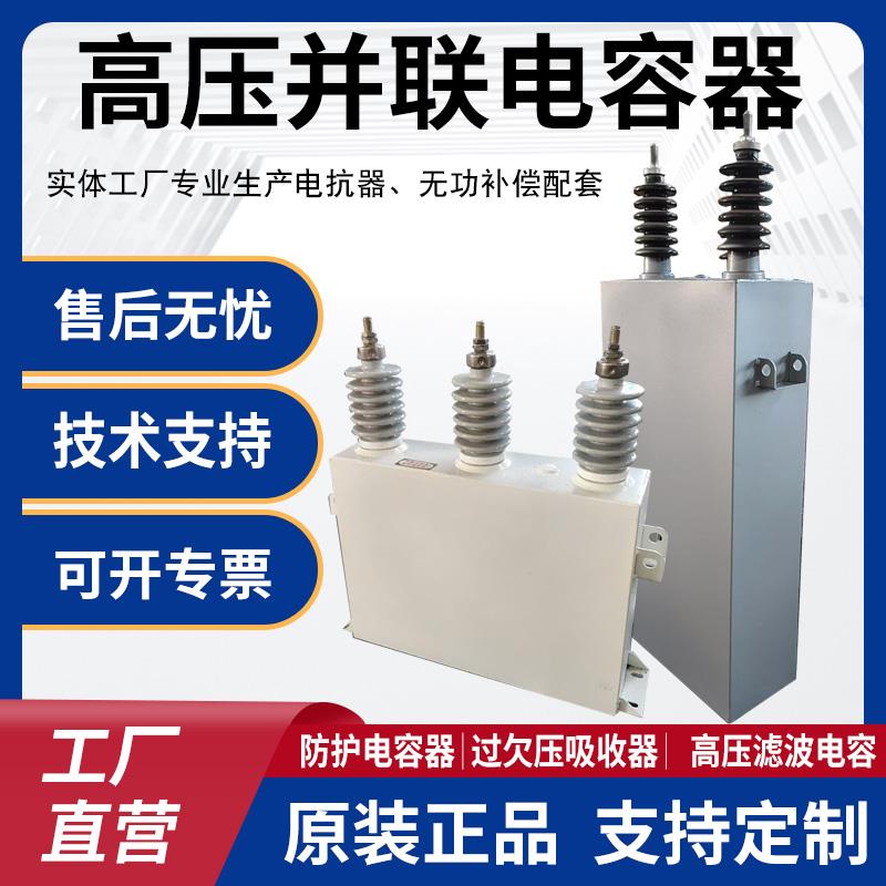 高压并联电容BFM11/√3-100-1W定制各种电压成套高压柜补偿电容