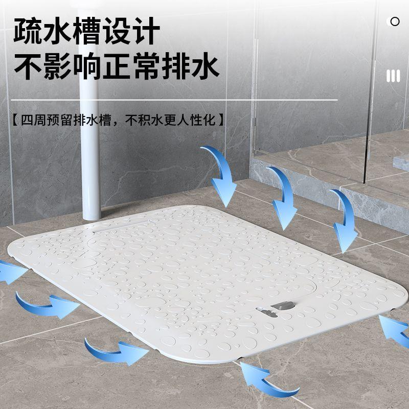 新款加厚大号蹲坑厕盖防臭防丢物防鼠蹲厕坑防滑蹲便器盖板通用型