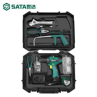多功能日常维修电钻组套锂电手钻05152A 世达家用电动五金工具套装