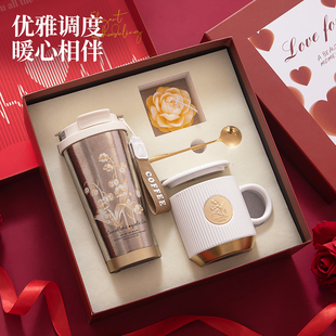 生日礼物送女朋友闺蜜纯钛保温杯2026新款高档水杯送老师伴手礼品