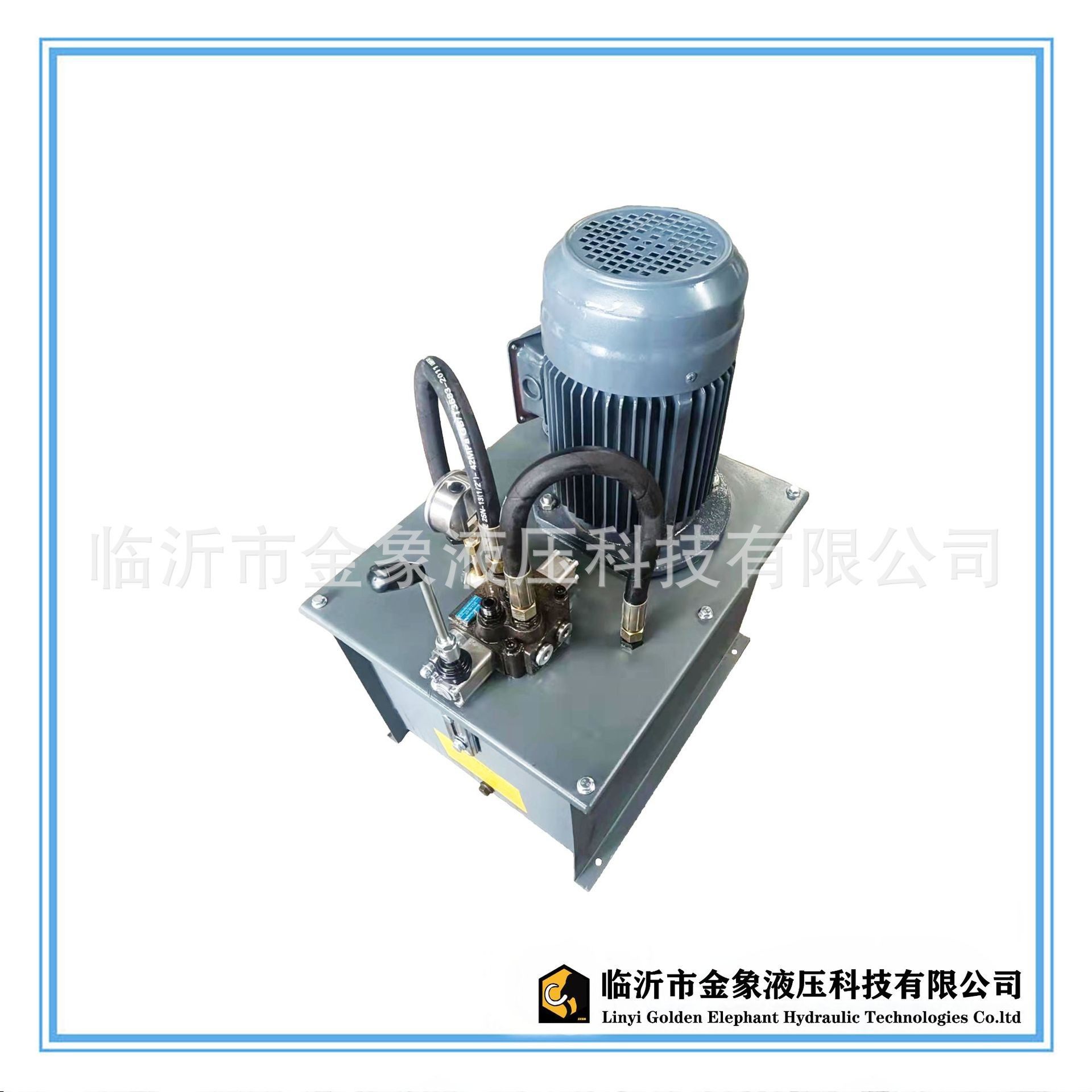 液压系统液压泵站3KW立式电机十通径高手感手动一连齿轮泵60L泵站