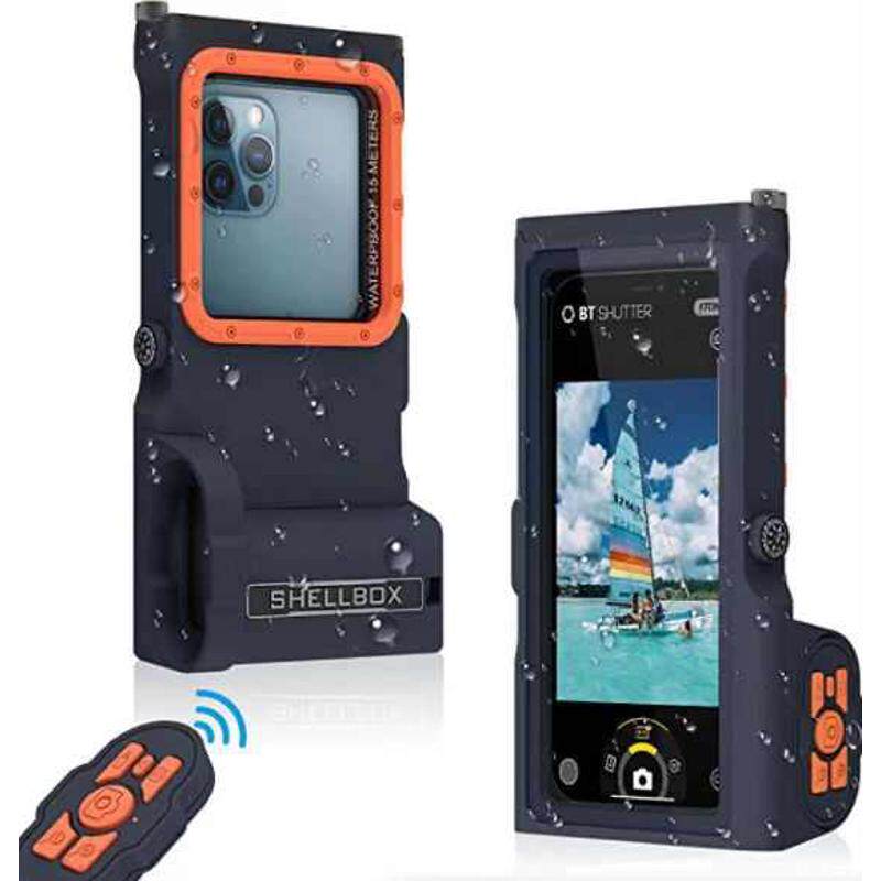 HARD-SHELL BLUETOOTH TRACEABLE DUST-PROOF CASE CREEK ANTI-BAG UNDERWATER DRIFTING WATERPROOF LAPPER WATERPROOF TOUR DIVER HAND DROP CAMERA