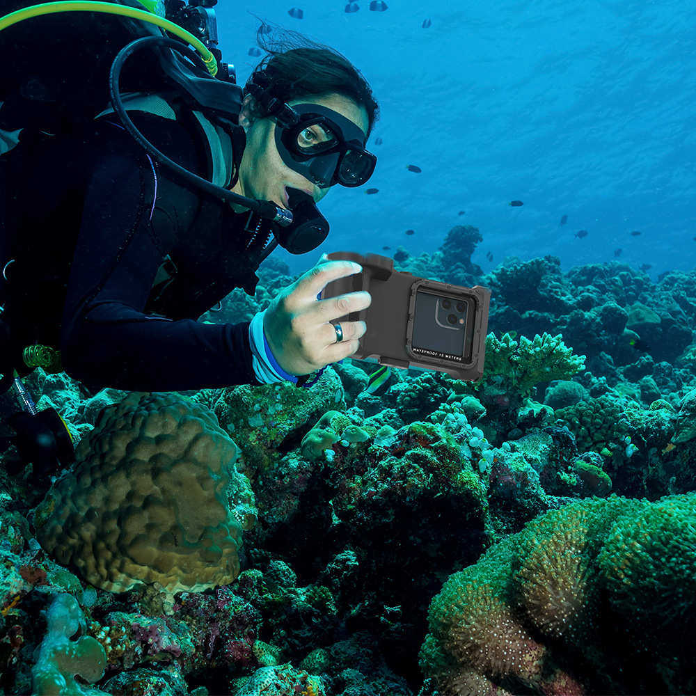HARD-SHELL BLUETOOTH TRACEABLE DUST-PROOF CASE CREEK ANTI-BAG UNDERWATER DRIFTING WATERPROOF LAPPER WATERPROOF TOUR DIVER HAND DROP CAMERA