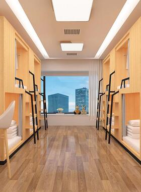 床太空舱双层床学校包实木ZRF简约成全年床公寓床双层下上床实木