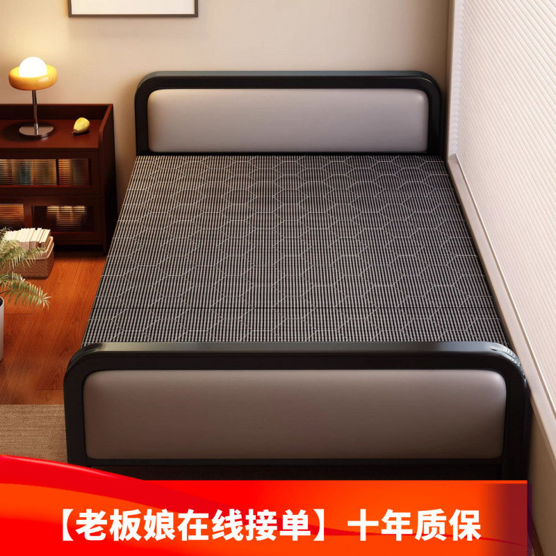 折叠床单人床简易小床成人家用两用沙发床1米2小床客人临时床加床