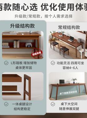 中式书法桌书画桌家笔用实木腿风A632毛字案台双古书房人书桌长工