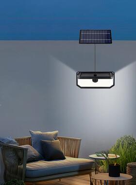 太阳能户外庭院灯天黑自灯亮壁人体感应灯防水分体动灯智OFS能感