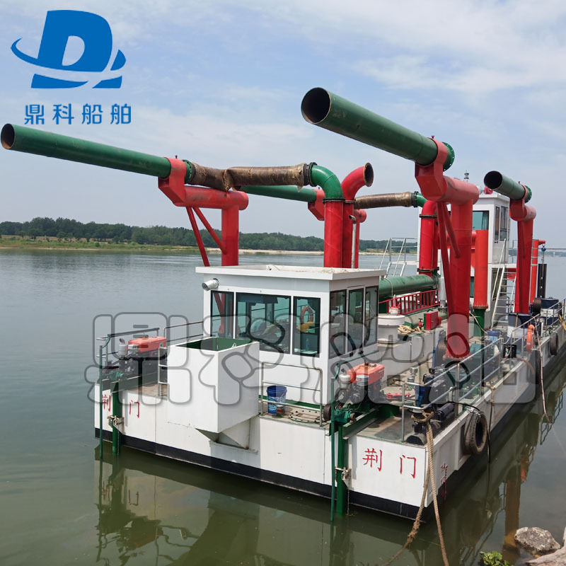 简易式抽沙船厂家 新型采沙船抽沙船 河道绞吸式挖泥洗沙设备