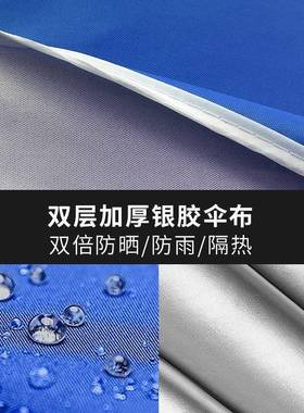 款遮阳伞摆摊新大雨伞室防外晒防风可拆UGO大卸型户外太阳伞商用