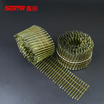 SNTIN卷钉光杆光卷钉DIJ马蹄身钉托盘包装箱螺钉盘钉麻花纹U卷钉