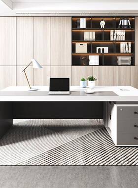 老RMM板办桌公桌双人面对面单人财电脑桌主简约现代务桌管经理椅