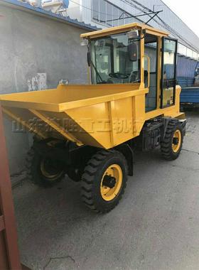 建筑工地混凝土运自输物车四轮座驾EWO式卸翻斗车料砂石输运设备