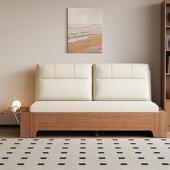 实木沙发床简代约现多功能两用可985折叠小户型客折厅家新款 叠用