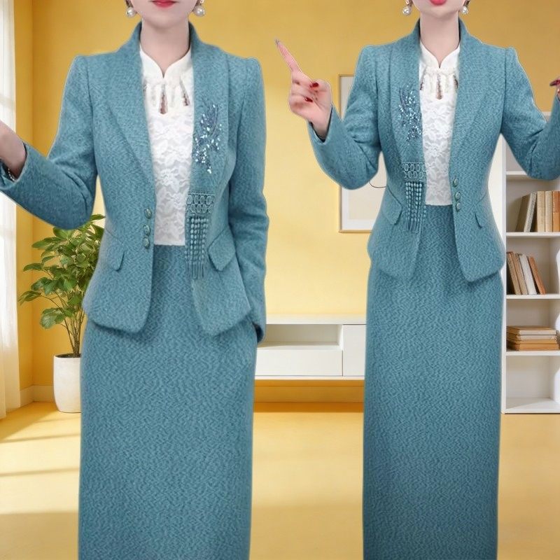 时尚显瘦外套2026秋冬新款女士套装高端休闲高级感连衣裙女两件套,女装/女士精品,时尚套装,淘宝优惠券,粉丝福利购,淘宝优惠卷