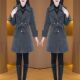 高端洋气时尚 领大衣外套 气质遮肉西装 风衣女2025秋冬新款 显瘦时尚