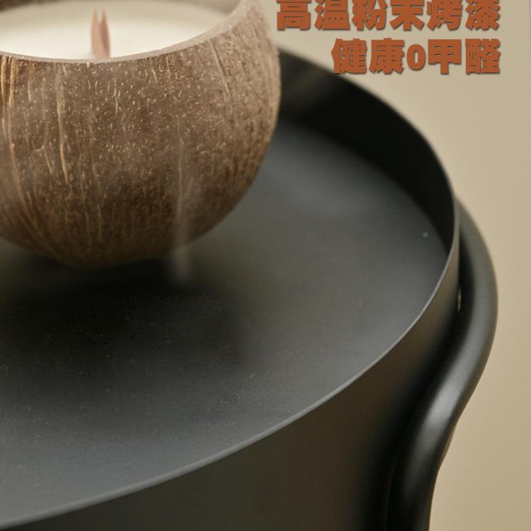 床油风可移动边置几小24TF005B圆桌客奶厅迷你茶几头桌子沙发边旁