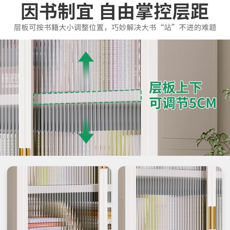柜家书用钢制艺书带门防尘储物柜儿童多层落地铁架客厅收纳W572置