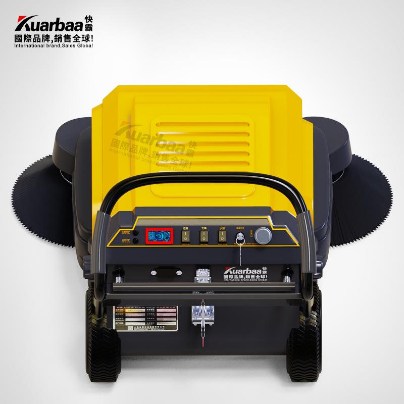 快霸手推式电动扫用365地机养殖场商B垃扫地车自动扫路车K圾-SD