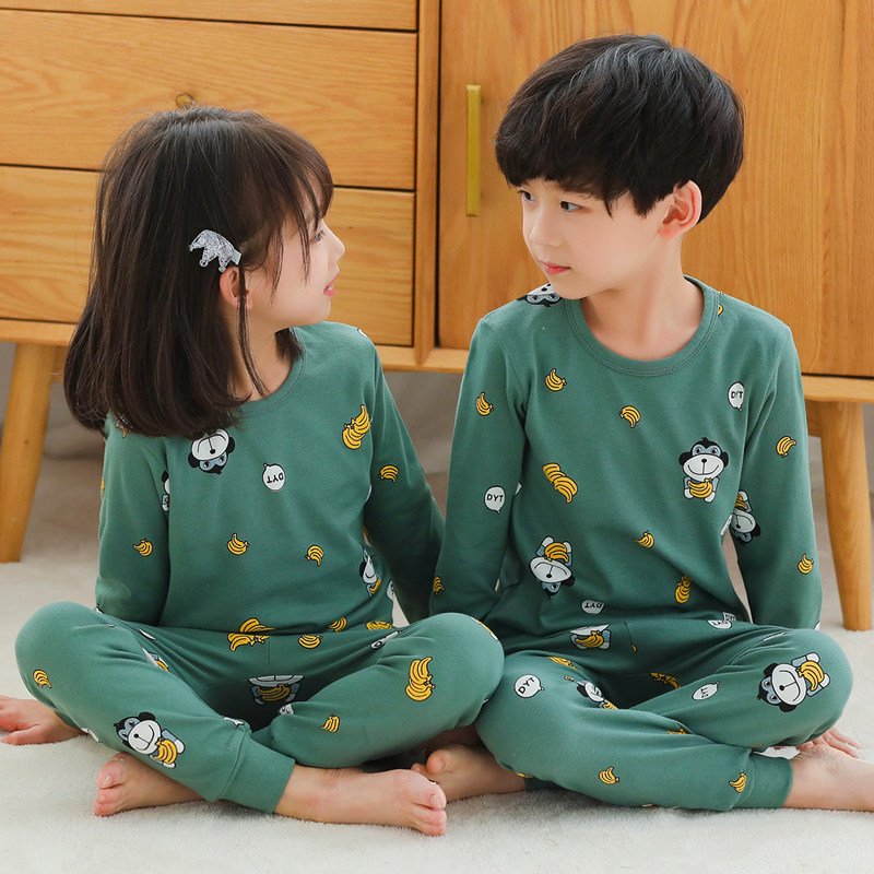 儿童秋衣秋裤套装男童女童纯棉打底保暖内衣男孩宝宝小孩全棉睡衣,童装/婴儿装/亲子装,内衣套装,淘宝优惠券,粉丝福利购,淘宝优惠卷